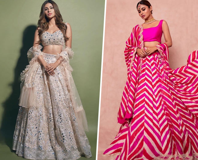 Krystle Dsouza Vs Mouni Roy VS Kritika Kamra: Which Diva Deserves A 10/10 In Contemporary Lehenga? - 1