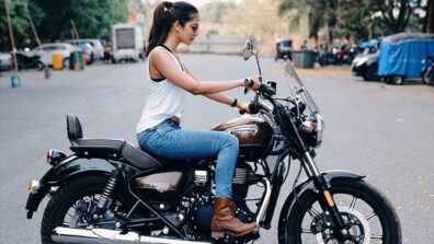 Unseen Moment: Malavika Mohanan is a bike-riding champion in real life, see picture