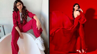 Vibrant Looks Of Daisy Shah In All Red Outfits, Pictures Here