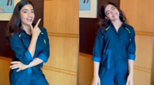 Watch Video: Rashmika Mandanna gets groovy on her top tucker song, unseen moment goes viral