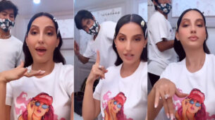 Watch Viral Video: Nora Fatehi’s makeup room fun will make you fall in love with her