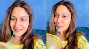 What is Surbhi Chandna’s fascination with coconut water? Find out