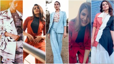 Which Blazing Looks Of Blazer Style Outfits Of Samantha Akkineni Are Your Favourite?