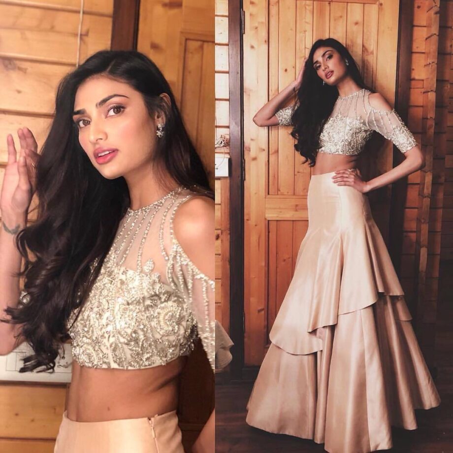 Which Look Of Athiya Shetty In Manish Malhotra Outfits Would You Opt For? - 0