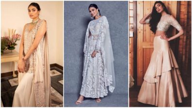 Which Look Of Athiya Shetty In Manish Malhotra Outfits Would You Opt For?