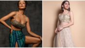 Who Turns Heads In This Lehenga By Arpita Mehta? Malaika Arora Vs Alaya F