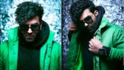 Wild Looks Of Paras Chhabra In Black Hoodie With Green Jacket Spiced Up With Messy Hair And Glasses