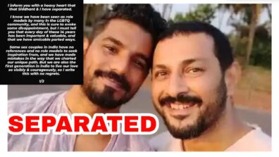 With a heavy heart: Filmmaker Apurva Asrani announces separation from partner Siddhant after 14 years, shares heartbreaking note