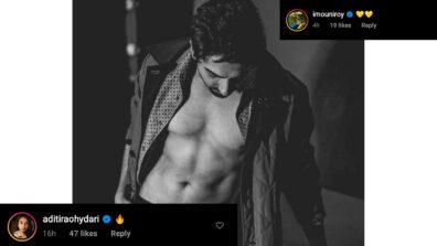 World of fame: Ayushmann Khurrana shares hot photo flaunting six pack abs, Mouni Roy & Aditi Rao Hydari comment