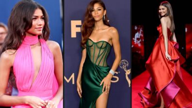 Zendaya In All Green Vs Pink Vs Red? Which Looks Of Her Would You Like To Opt ?