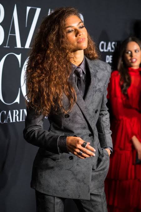 Zendaya Looks Rocking In Grey Suit, See Here - 0