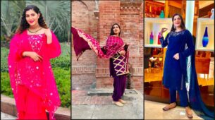 3 Vibrant salwar suit outfits to steal from the diva Sapna Choudhary