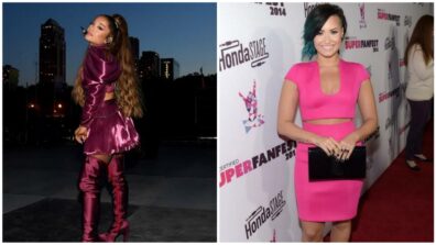 Ladies In Pink: Ariana Grande Vs Demi Lovato: Whose Hot Pink Co-Ord Set Will You Steal?