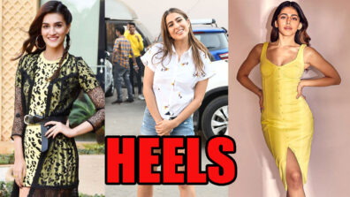 Kriti Sanon Vs Sara Ali Khan Vs Alaya F: Whose Heels Would You Steal? Vote Here