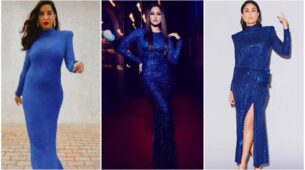 Nora Fatehi Vs Sonakshi Sinha Vs Kareena Kapoor: Which Bollywood Diva Looks Blue-Tiful In The Blue Shimmery Gown?