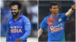 Times When Kedar Jadhav And Navdeep Saini Flaunted Their Hot Toned Body And Rocked Abs