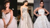 Ace the ravishing low-neck white gown like  Alia Bhatt & Sara Ali Khan, look superhot