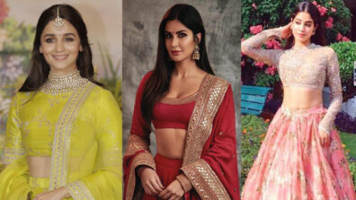 Alia Bhatt, Katrina Kaif, Janhvi Kapoor: Best Lehenga Designs by Sabyasachi