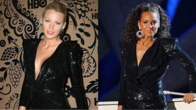 Alicia Keys Vs Blake Lively: Which Hotness Raised The Mercury Levels In Little Black Glitter Dress?