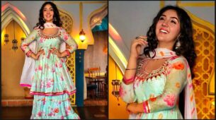 Attend A Summer Wedding Wearing A Floral Gharara: Take Cues From Ashnoor Kaur