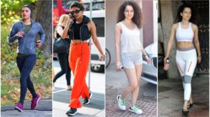 Attend Gym In Swag: Take Gym Wear Fashion Hints From Kangana Ranaut And Priyanka Chopra
