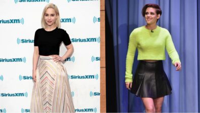 Want To Add Something Comfortable To Your Wardrobe? Take Notes From Emilia Clarke and Kristen Stewart To Style Simple Yet Groovy Skirts