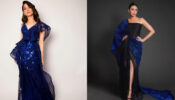 [Babes in Blue] Tamannaah Bhatia Vs Karisma Kapoor: Who deserves a 10/10 for the experimental draped saree look?