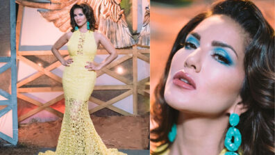 Baby Doll Main Sone Di: Bollywood Actress looks like a Disney princess as she flaunts her hourglass figure in yellow handstitched bodycon dress, fans go bananas