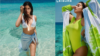 Beach Babe: Janhvi Kapoor’s hottest beach photoshoot moments in trendy high-chic bralettes & monokini style