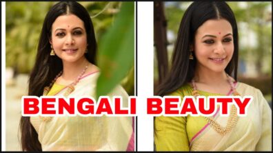 Bengali Beauty: Koel Mallick looks like a diva in a saree & customized jewellery, fans love it