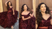 Bhabhi Goes Bold: TMKOC babe Sunayana Fozdar raises the oomph game in a super stylish brown V-neck shimmery dress, fans feel the heat