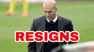 Big News: Zinedine Zidane resigns as Real Madrid coach