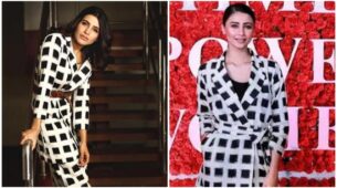 [Black White] Samantha Akkineni Vs Daisy Shah: Who Kept The Crowd Drooling In A Similar Pantsuit?