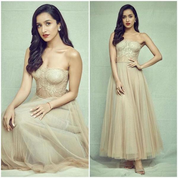 Bollywood Beauty Queens: Shraddha Kapoor Vs Ananya Panday: Which Babe Deserves 10/10 On Neutral Strapless Mesh Dress? - 0