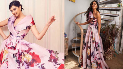 [Bollywood’s Hottest Queen] Deepika Padukone Vs Katrina Kaif: Which diva slays in a ‘Gauri & Naina’ floral embroidery dress? Vote Now