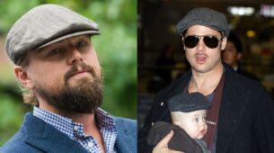 Bookmark These Newsboy Cap Looks Of The Striking Brad Pitt, Henry Cavill, And Leonardo DiCaprio
