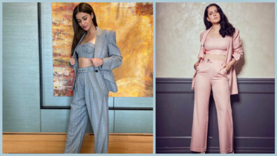 Boss Babe Alert: Kangana Ranaut Vs Ananya Panday: Which diva is a 10/10 in the hot semi-corporate pantsuit jacket style?