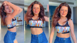 Bubble gum Avneet Kaur does a hot twerk in sports bralette & denim jeans, video sets internet on fire
