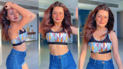 Bubble gum Avneet Kaur does a hot twerk in sports bralette & denim jeans, video sets internet on fire