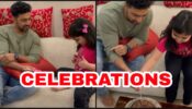 Celebration Moment: Dev Adhikari cuts chocolate cake with a little girl, fans love the ‘pawri’ vibe