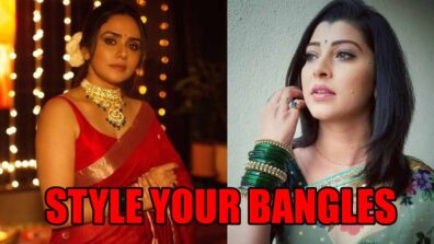 Chudiya Khanke Khankhan: Take Cues To Style Your Bangles From Amruta Khanvilkar And Tejaswani Pandit