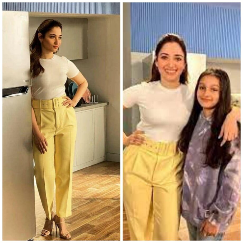 Confused About How To Style A Plain White Tee? These Styles Of Tamannaah Bhatia Are Your Perfect Fashion Notes - 2