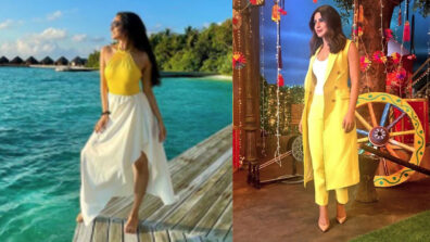 [Contrast Queens] Slay the ‘yellow & white’ colour coordinated casual vogue game style like Shraddha Kapoor & Priyanka Chopra