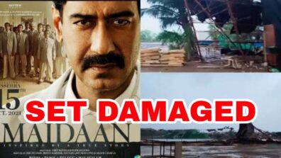 Cyclone Tauktae Impact: Ajay Devgn’s Maidaan set damaged, see photos