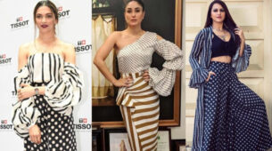 Deepika Padukone Vs Kareena Kapoor Vs Sonakshi Sinha: Which diva deserves a 10/10 in polka dot stripe combination look? Vote now