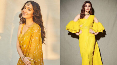 Dekho Magar Pyaar Se: Shraddha Kapoor Vs Kriti Sanon: Which B-Town diva slays the ‘yellow’ vogue game better in a saree? Vote Now