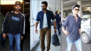 Dhanush, Suriya, & Dulquer Salmaan’s Picture-Perfect Airport Looks to Steal