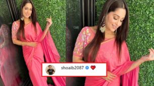 Dipika Kakar shares gorgeous look in pink saree, husband Shoaib Ibrahim loves it