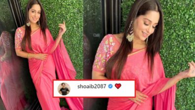 Dipika Kakar shares gorgeous look in pink saree, husband Shoaib Ibrahim loves it
