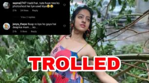 Diya Aur Baati Hum actress Deepika Singh dances in front of uprooted tress amid Tauktae cyclone, gets severely trolled